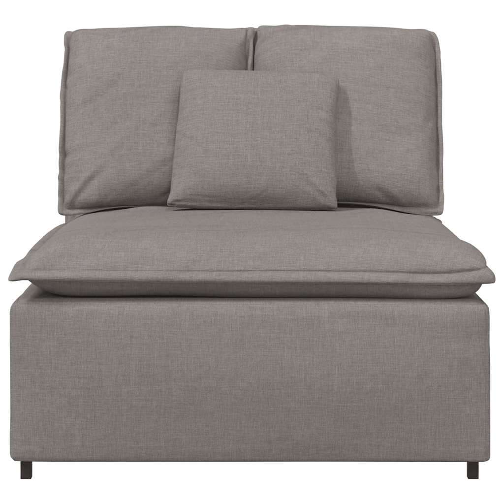 vidaXL Modul central canapea modulară cu perne, gri taupe, 100 cm