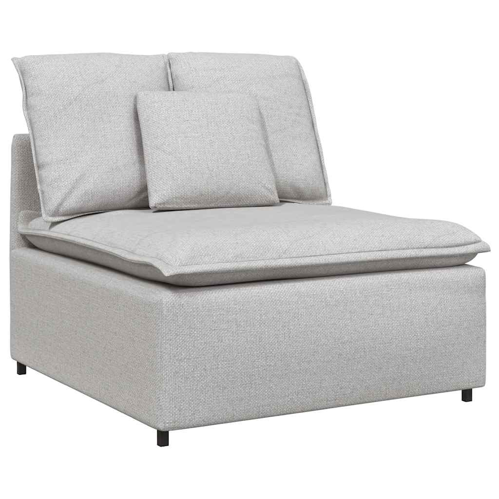 Thumbnail - vidaXL Modulares Sofa Mittelmodul mit Kissen Wolkengrau 100 cm