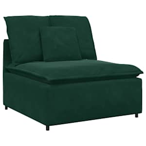 vidaXL mooduldiivani keskmoodul patjadega, tumeroheline, 100 cm