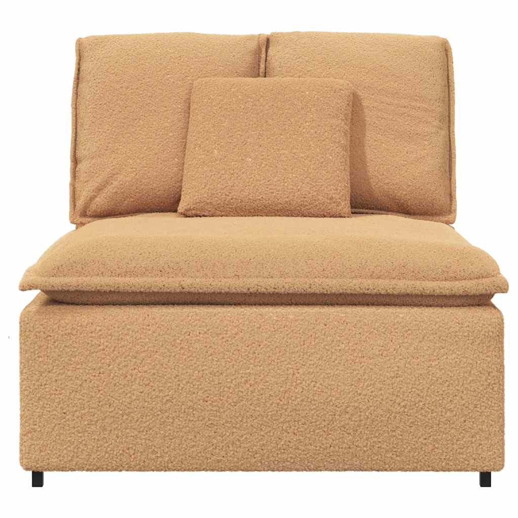 Thumbnail - vidaXL Modulares Sofa Mittelmodul mit Kissen Beige 100 cm
