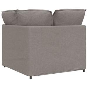 Modulární rohová pohovka s polštáři taupe 100 cm - obrázek 5