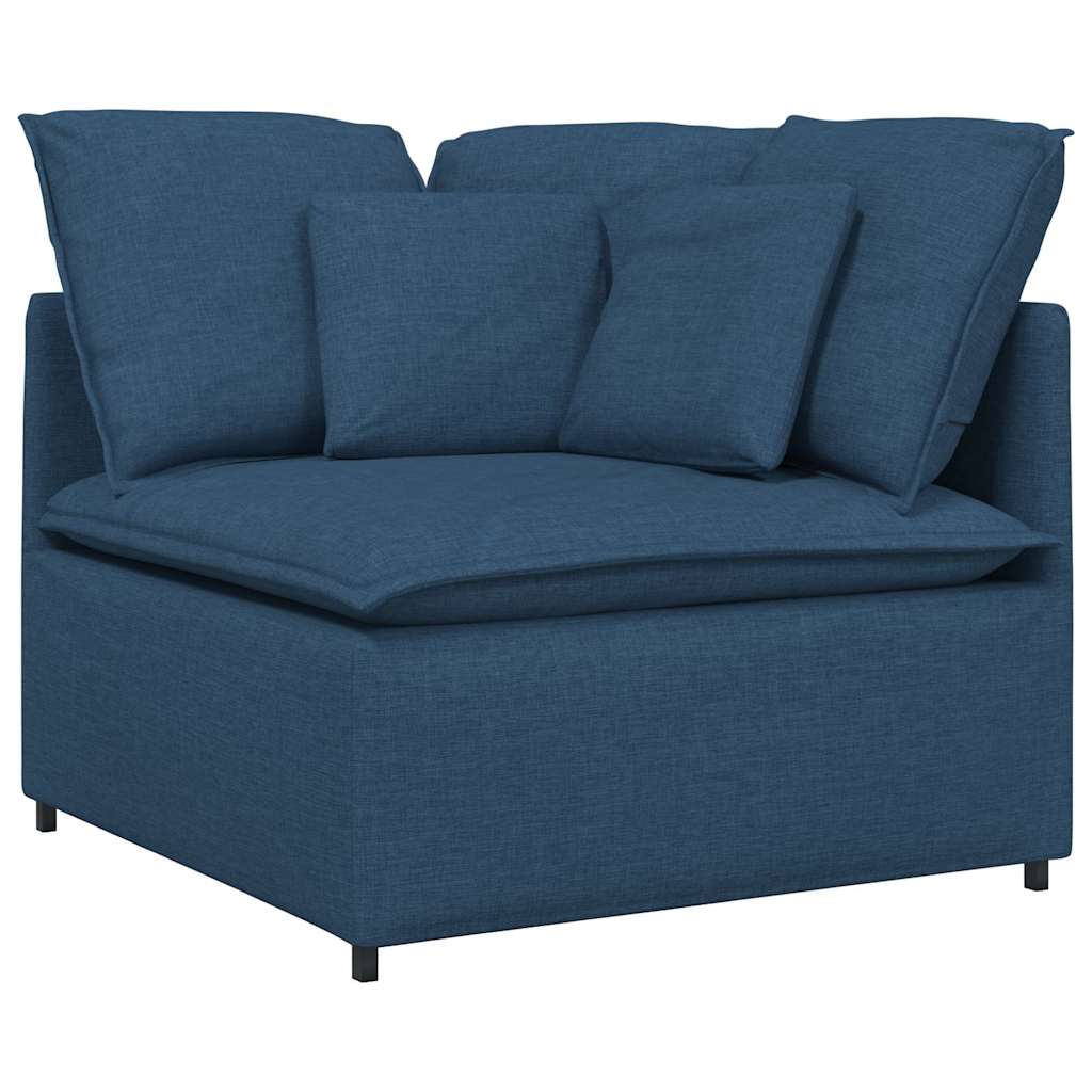 Thumbnail - vidaXL Modulares Sofa Eckmodul mit Kissen Blau 100 cm