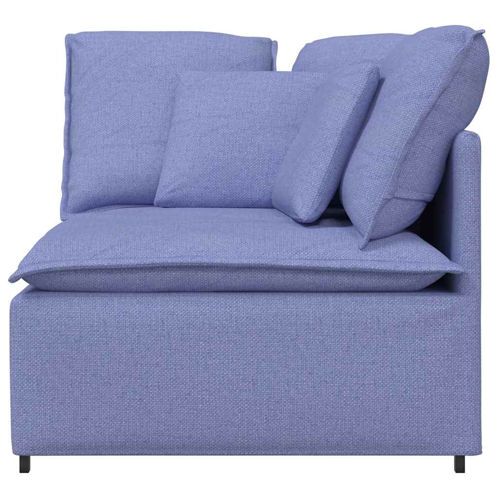 Thumbnail - vidaXL Modulares Sofa Eckmodul mit Kissen Jeansblau 100 cm