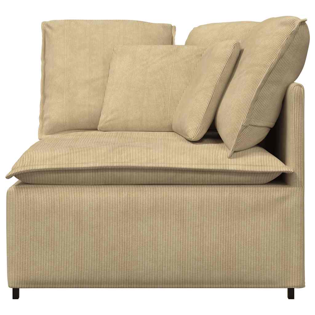 Thumbnail - vidaXL Modulares Sofa Eckmodul mit Kissen Graugrün 100 cm