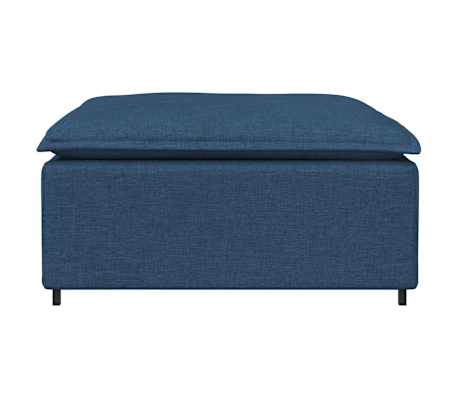 vidaXL Modulares Sofa-Fu&szlig;hocker-Modul Blau 100 x 100 x 48 cm