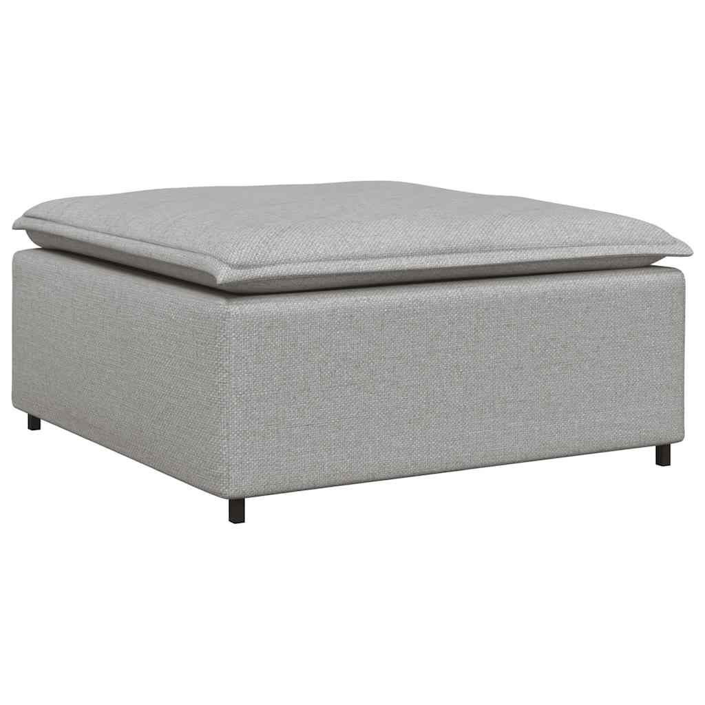 Thumbnail - vidaXL Modulares Sofa-Fußhocker-Modul Wolkengrau 100 x 100 x 48 cm