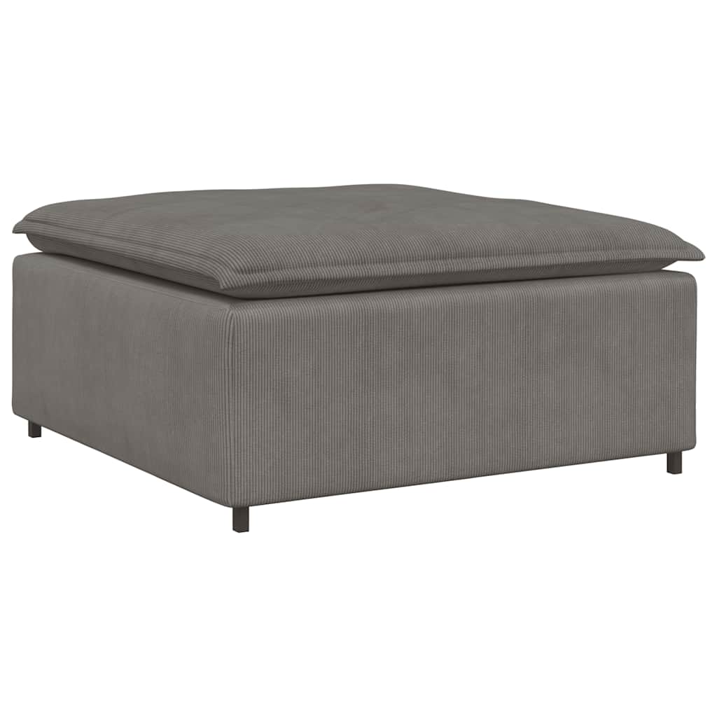Thumbnail - vidaXL Modulares Sofa Fußhocker-Modul Hellgrau 100x100x48 cm