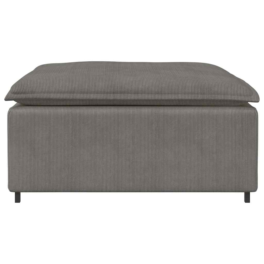 Thumbnail - vidaXL Modulares Sofa Fußhocker-Modul Hellgrau 100x100x48 cm