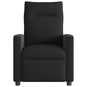 Masážní polohovací křeslo černé textil - obrázek 3