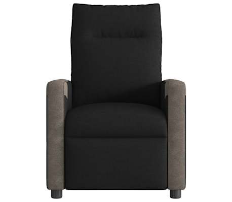 vidaXL Fauteuil de massage inclinable Noir Tissu