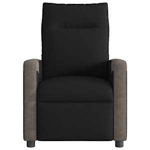 Masážní polohovací křeslo černé textil - obrázek 3