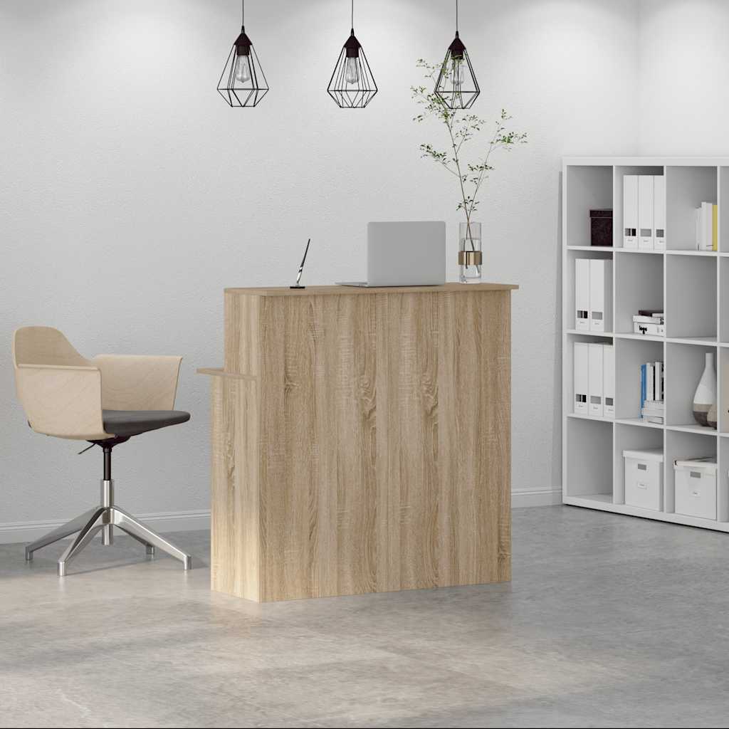 vidaXL Birou de recepție Stejar Sonoma 100x50x103,5 cm Lemn prelucrat