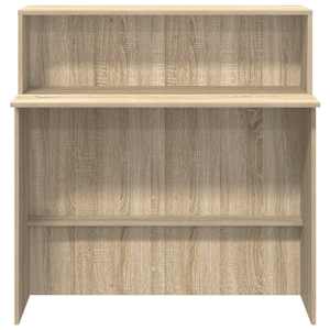 Recepční stůl dub sonoma 100x50x103,5 cm, konstrukční dřevo - obrázek 5