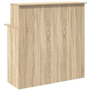 Recepční stůl dub sonoma 100x50x103,5 cm, konstrukční dřevo - obrázek 7