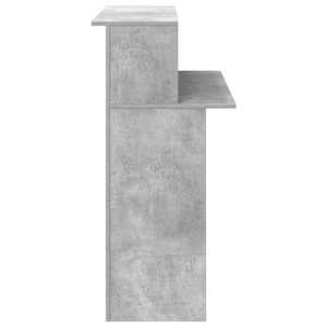 Recepční stůl betonově šedý 100x50x103,5 cm kompozitní dřevo - obrázek 6
