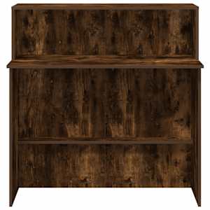 Recepční stůl kouřový dub 100x50x103,5 cm kompozitní dřevo - obrázek 5