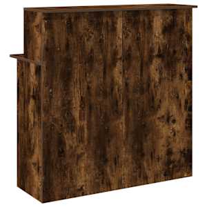 Recepční stůl kouřový dub 100x50x103,5 cm kompozitní dřevo - obrázek 7
