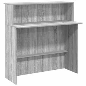 Recepční stůl šedý sonoma 100x50x103,5 cm kompozitní dřevo - obrázek 2