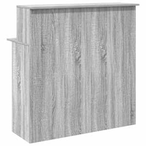 Recepční stůl šedý sonoma 100x50x103,5 cm kompozitní dřevo - obrázek 7