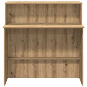 Recepční stůl dub artisan 100x50x103,5 cm kompozitní dřevo - obrázek 5
