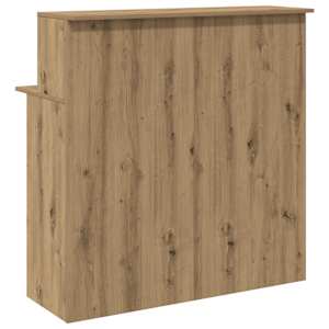 Recepční stůl dub artisan 100x50x103,5 cm kompozitní dřevo - obrázek 7
