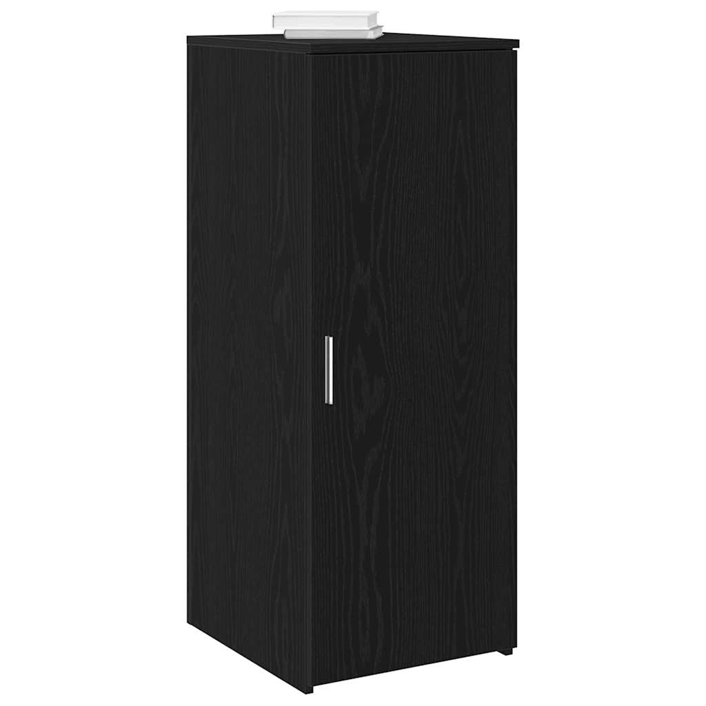 vidaXL Dulap de depozitare negru 40x45x103,5 cm, lemn stratificat