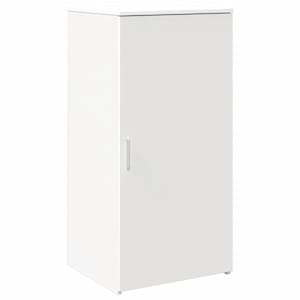 Úzká úložná White 50x45x103,5 cm kompozitní dřevo - obrázek 2