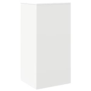 Úzká úložná White 50x45x103,5 cm kompozitní dřevo - obrázek 7