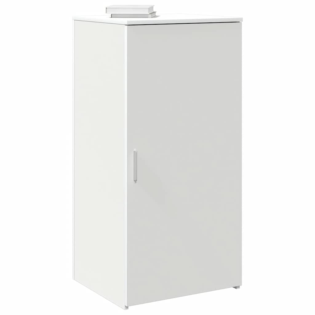 vidaXL opbevaringsskab 50x45x103,5 cm konstrueret træ hvid