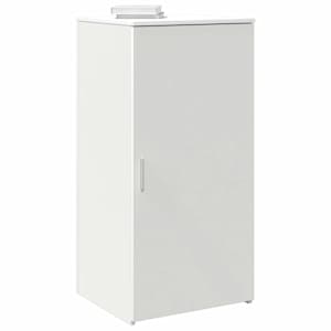 Úzká úložná White 50x45x103,5 cm kompozitní dřevo - obrázek 1