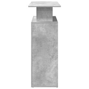 Recepční stůl betonově šedý 100x40x104 cm kompozitní dřevo - obrázek 6