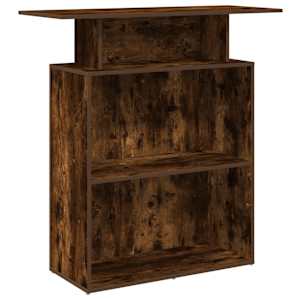Recepční stůl kouřový dub 100x40x104 cm kompozitní dřevo - obrázek 2