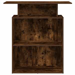 Recepční stůl kouřový dub 100x40x104 cm kompozitní dřevo - obrázek 5