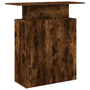 Recepční stůl kouřový dub 100x40x104 cm kompozitní dřevo - obrázek 7