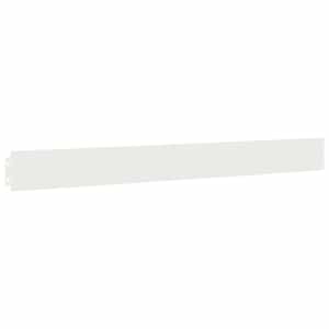Okraj trávníku 10 ks 10 x 103 cm Studeně válcovaná ocel Bílá - obrázek 4