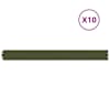 vidaXL Murupiire 10 tk 10 x 103 cm Teras Oliiviroheline
