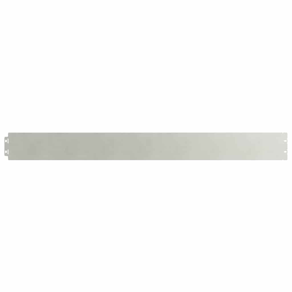 vidaXL Gazonranden 10 st 10x103 cm roestvrij staal afbeelding