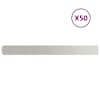 vidaXL Murupiire 50 tk 10 x 103 cm Roostevaba teras H&otilde;bedane