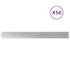 vidaXL Murupiire 50 tk 10 x 103 cm Tsingitud teras H&otilde;bedane