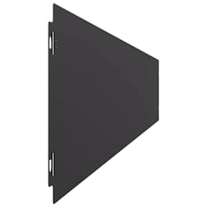Okraj trávníku 10 ks 15 x 103 cm Studeně válcovaná ocel Černá - obrázek 6