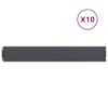 vidaXL Murupiire 10 tk 15 x 103 cm Teras Antratsiit
