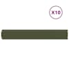 vidaXL Murupiire 10 tk 15 x 103 cm Teras Oliiviroheline