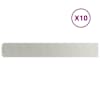 vidaXL Murupiire 10 tk 15 x 103 cm Roostevaba teras H&otilde;bedane
