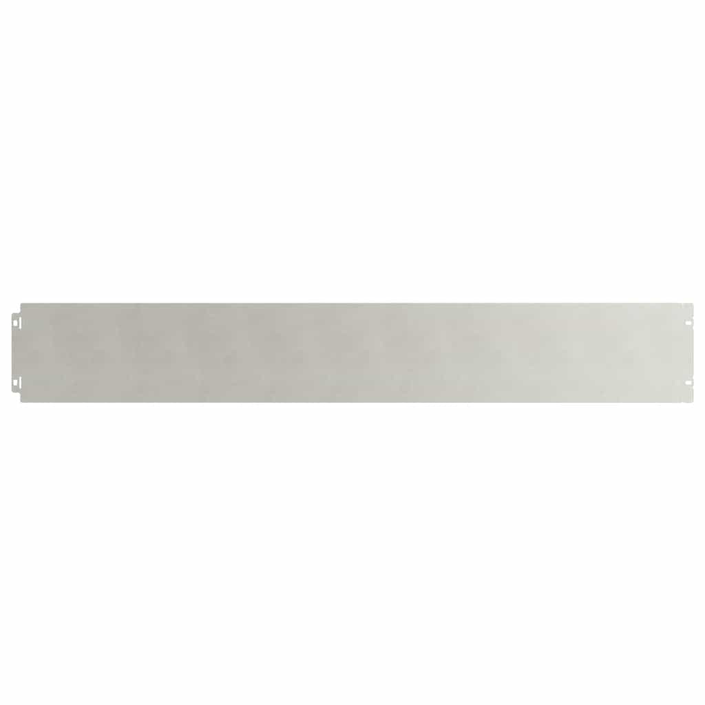 vidaXL Gazonranden 10 st 15x103 cm roestvrij staal afbeelding