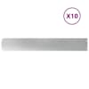 vidaXL Murupiire 10 tk 15 x 103 cm Tsingitud teras H&otilde;bedane