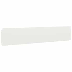 Okraj trávníku 10 ks 20 x 103 cm Studeně válcovaná ocel Bílá - obrázek 4