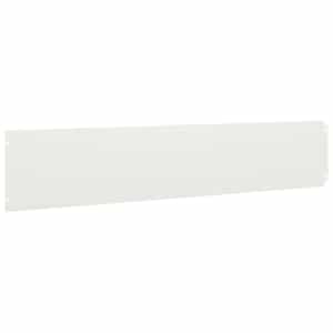 Okraj trávníku 10 ks 20 x 103 cm Studeně válcovaná ocel Bílá - obrázek 5