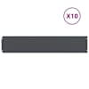vidaXL Murupiire 10 tk 20 x 103 cm Teras Antratsiit