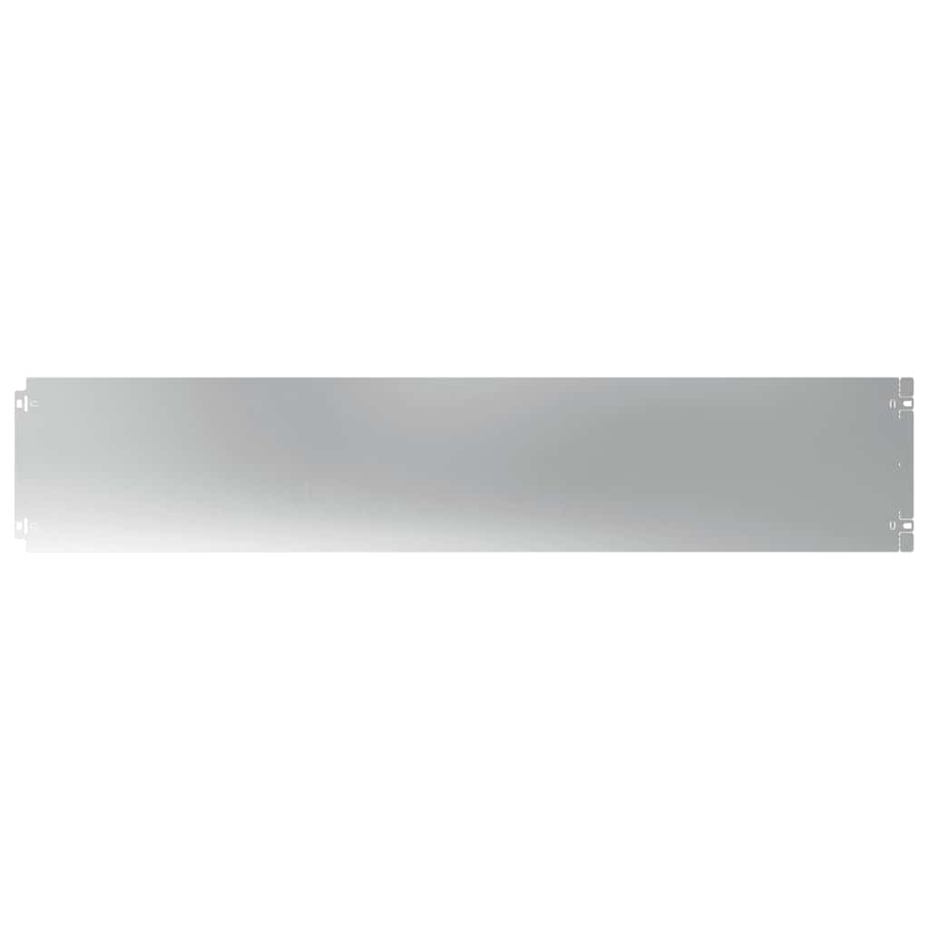 vidaXL Gazonranden 10 st 20x103 cm gegalvaniseerd staal afbeelding