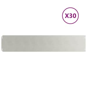 vidaXL Murupiire 30 tk 20 x 103 cm Roostevaba teras H&otilde;bedane